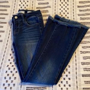 KanCan Signature Slim Mid-Rise Flare Jean Girls Size: 12